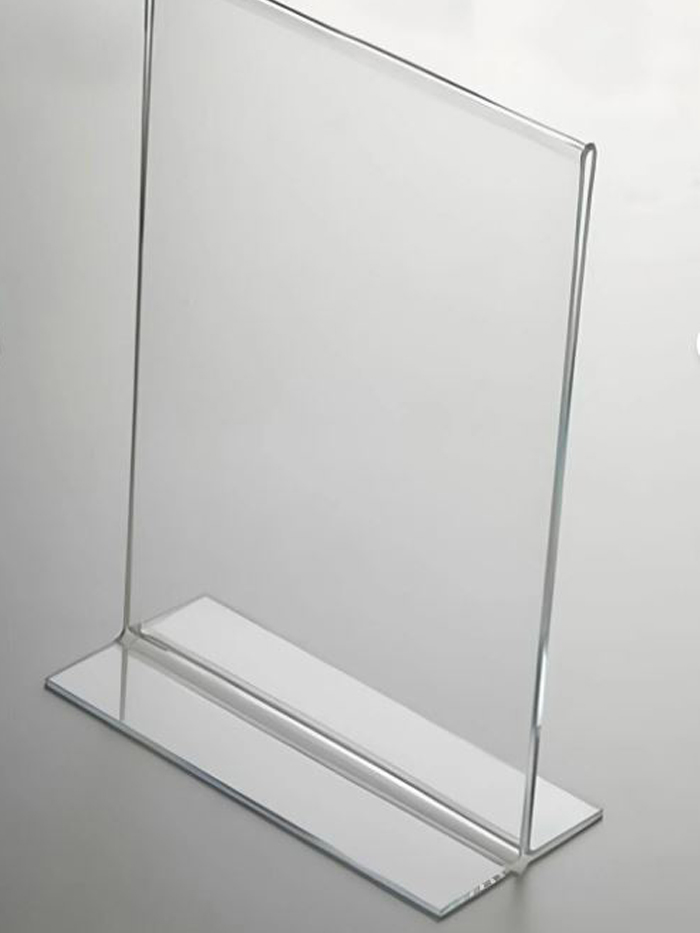 brosurluk Masaüstü T Tipi Dikey Pleksi Broşürlük 5 Adet - Görsel 1