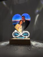 Kişiye Özel Sonsuzluk Pleksi Biblo – LED Işıklı Masaüstü Fotoğraf - Görsel 2