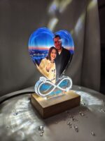 Kişiye Özel Sonsuzluk Pleksi Biblo – LED Işıklı Masaüstü Fotoğraf - Görsel 5